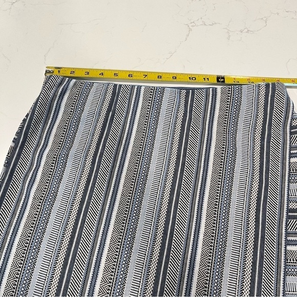 J. Jill Blue Breeze Mountain Faux Wrap Pencil Skirt Small - Picture 8 of 9